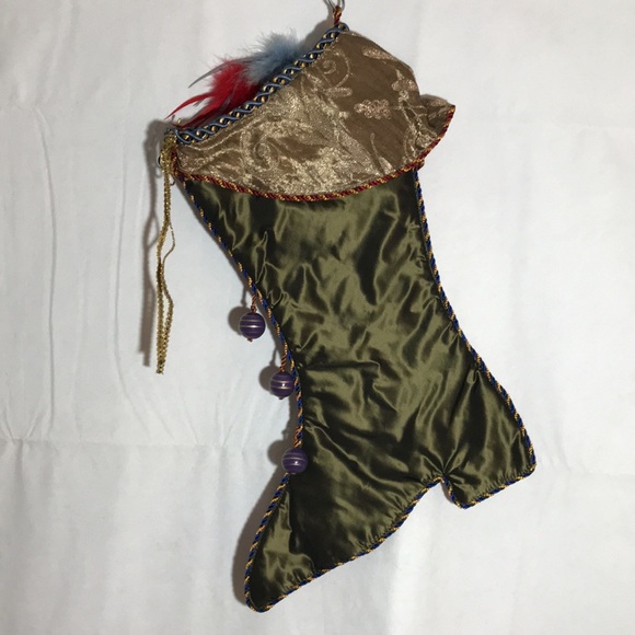 Vintage Victorian Boot Christmas Stocking - Picture 6 of 8